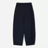 Pantaloni croiți cu balloon fit