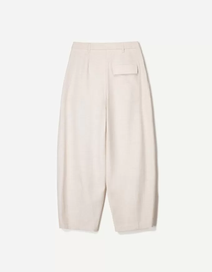 Pantaloni croiți cu balloon fit Pantaloni croiți cu balloon fit