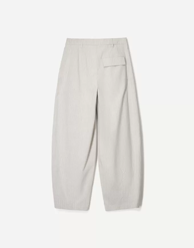 Pantaloni croiți cu balloon fit