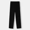 Pantaloni croiți drept cu talie joasă Pantaloni croiți drept cu talie joasă