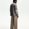 Pantaloni croiți super largi