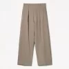 Pantaloni croiți super largi