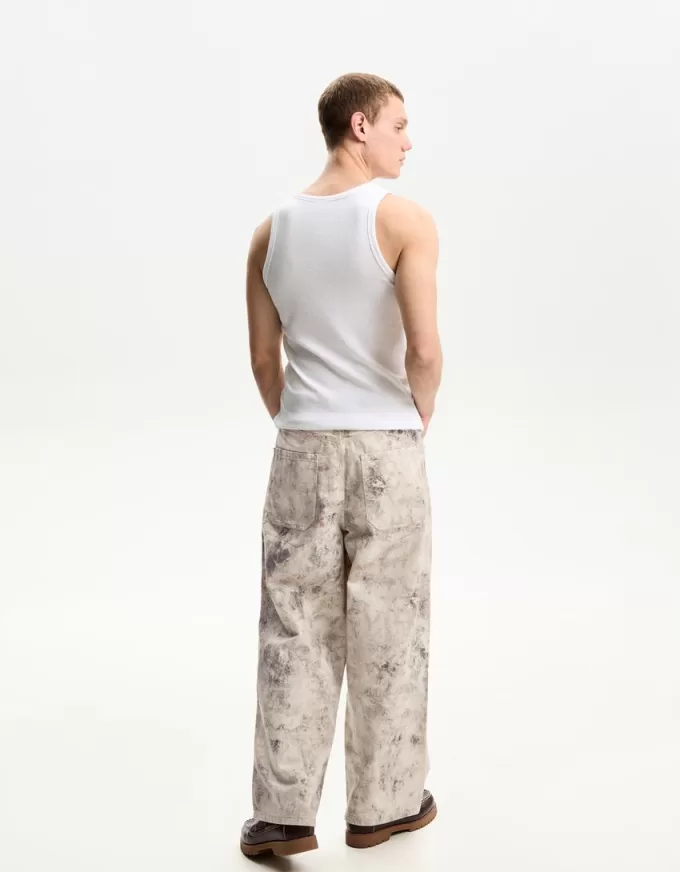 Pantaloni cu baloane imprimate Pantaloni cu baloane imprimate