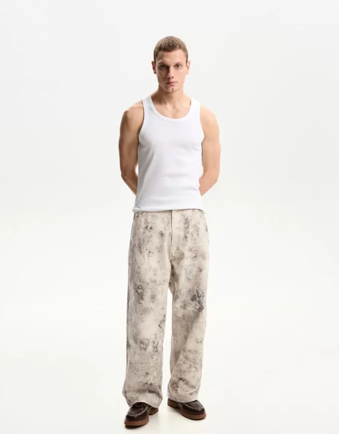 Pantaloni cu baloane imprimate Pantaloni cu baloane imprimate