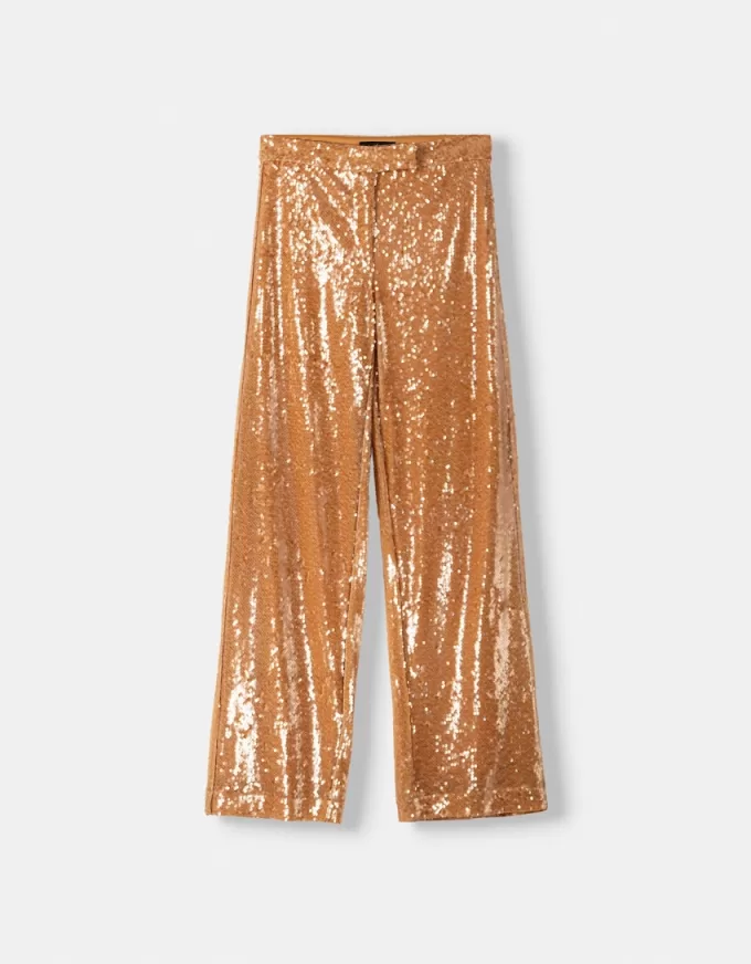 Pantaloni cu paiete