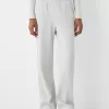 Pantaloni cu textura waffle