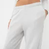 Pantaloni cu textura waffle