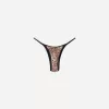 Pantaloni de bikini reversibil cu imprimeu animal Pantaloni de bikini reversibil cu imprimeu animal