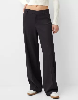 Pantaloni de croitorie cu picioare largi