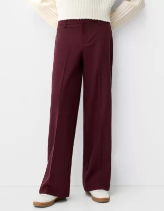 Pantaloni de croitorie cu picioare largi