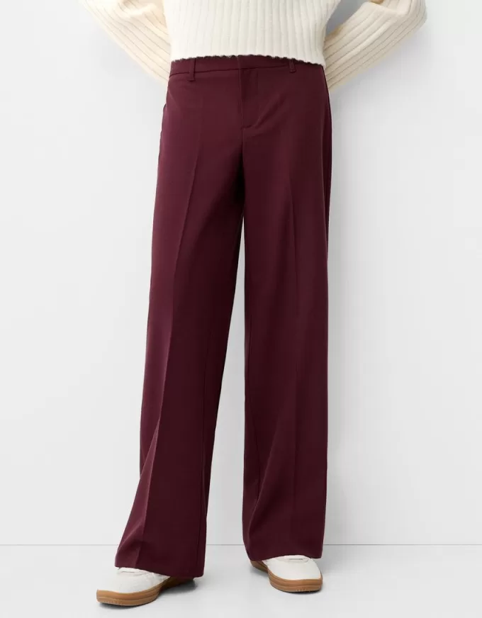 Pantaloni de croitorie cu picioare largi Pantaloni de croitorie cu picioare largi