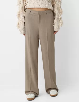 Pantaloni de croitorie cu picioare largi