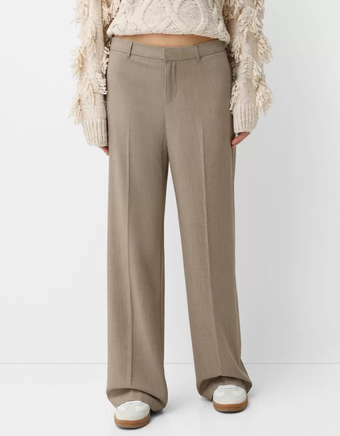 Pantaloni de croitorie cu picioare largi Pantaloni de croitorie cu picioare largi