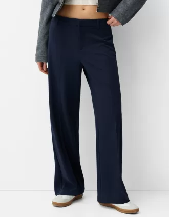 Pantaloni de croitorie cu picioare largi
