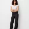 Pantaloni de croitorie cu picioare largi Pantaloni de croitorie cu picioare largi