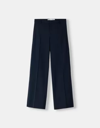 Pantaloni de croitorie cu picioare largi
