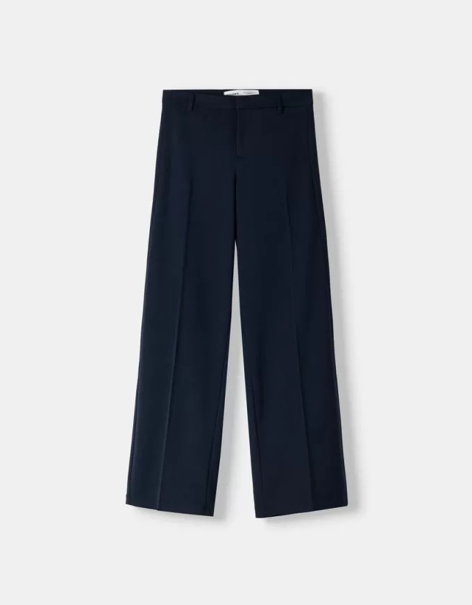 Pantaloni de croitorie cu picioare largi Pantaloni de croitorie cu picioare largi