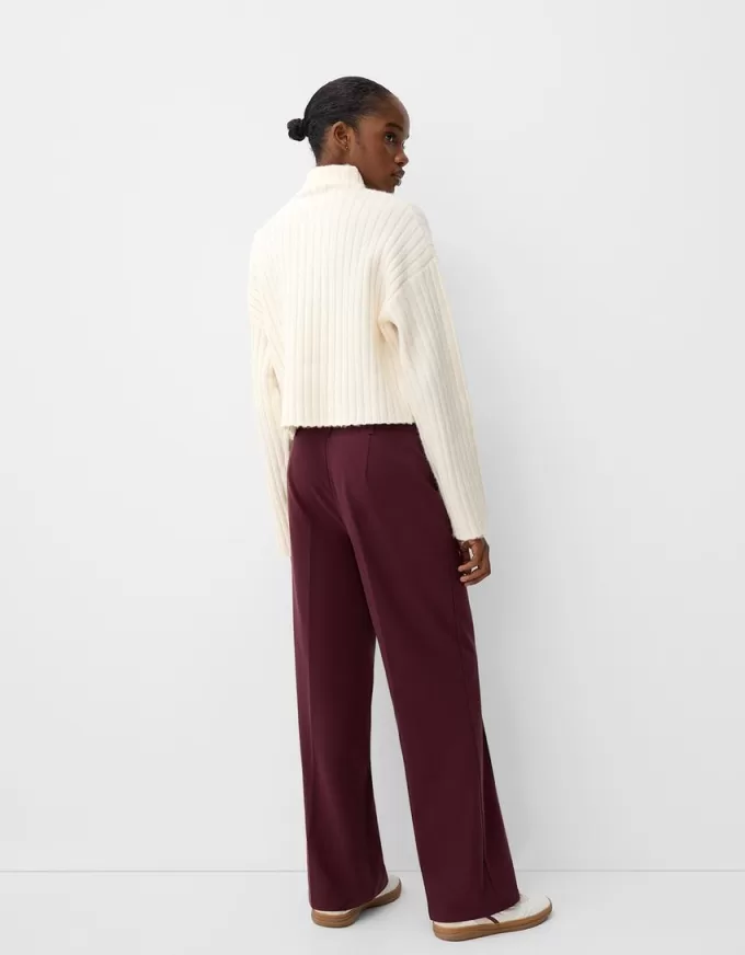 Pantaloni de croitorie cu picioare largi Pantaloni de croitorie cu picioare largi