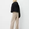 Pantaloni de croitorie cu picioare largi Pantaloni de croitorie cu picioare largi