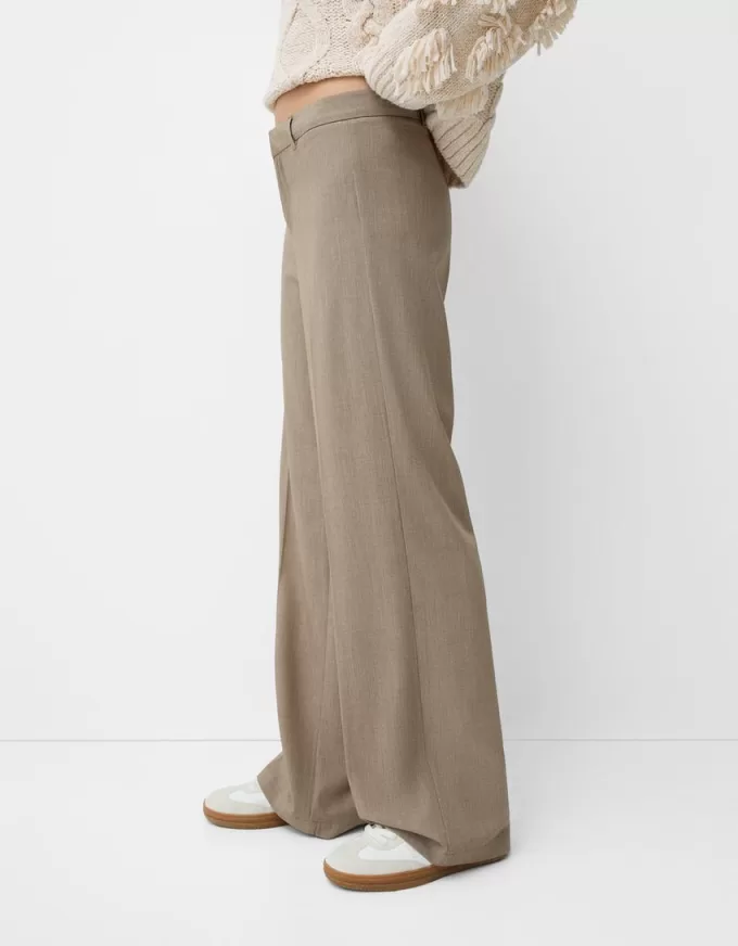 Pantaloni de croitorie cu picioare largi Pantaloni de croitorie cu picioare largi