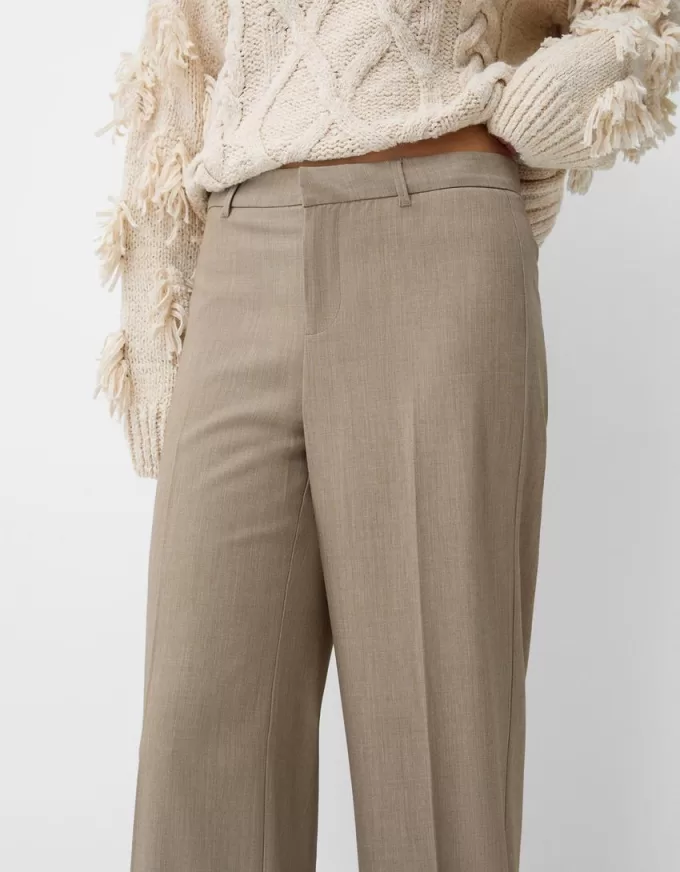 Pantaloni de croitorie cu picioare largi Pantaloni de croitorie cu picioare largi