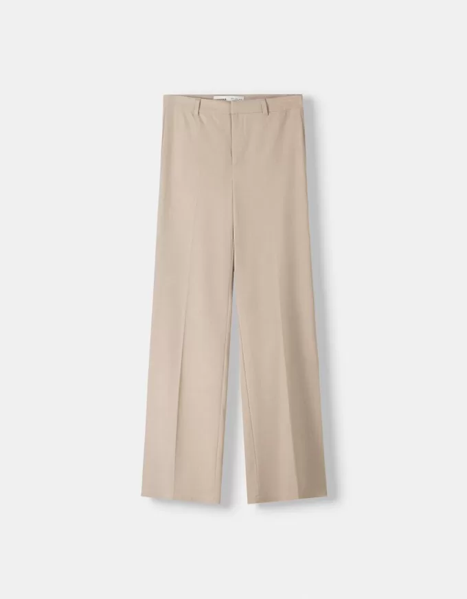 Pantaloni de croitorie cu picioare largi Pantaloni de croitorie cu picioare largi