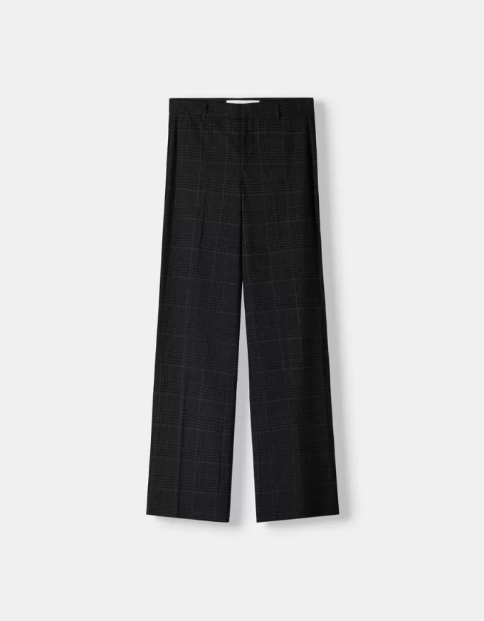 Pantaloni de croitorie cu picioare largi Pantaloni de croitorie cu picioare largi