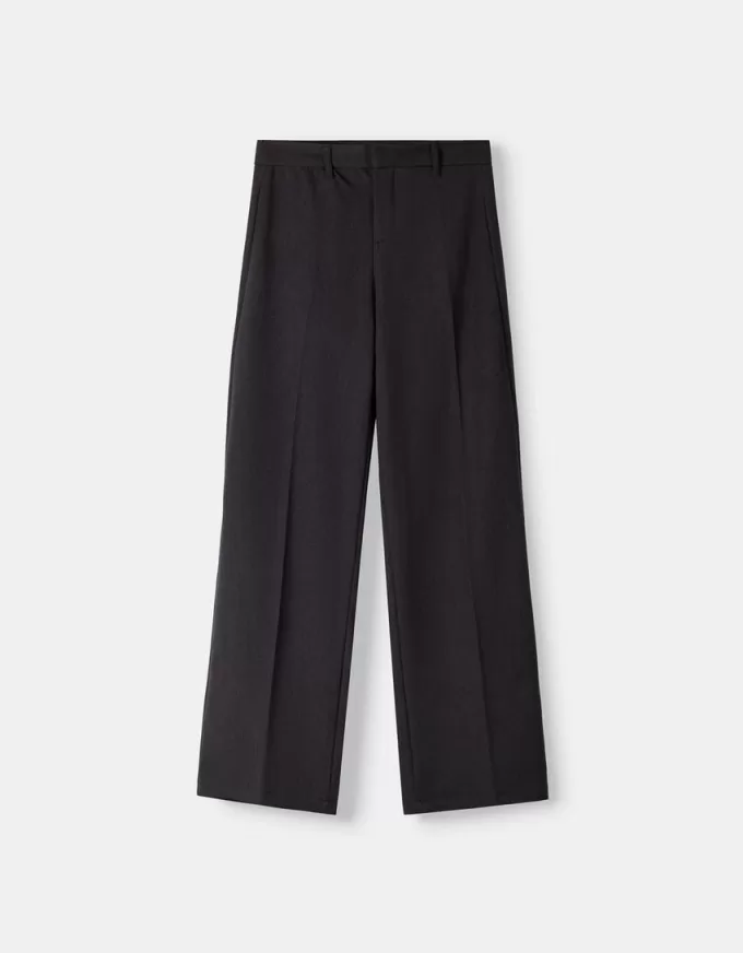 Pantaloni de croitorie cu picioare largi Pantaloni de croitorie cu picioare largi