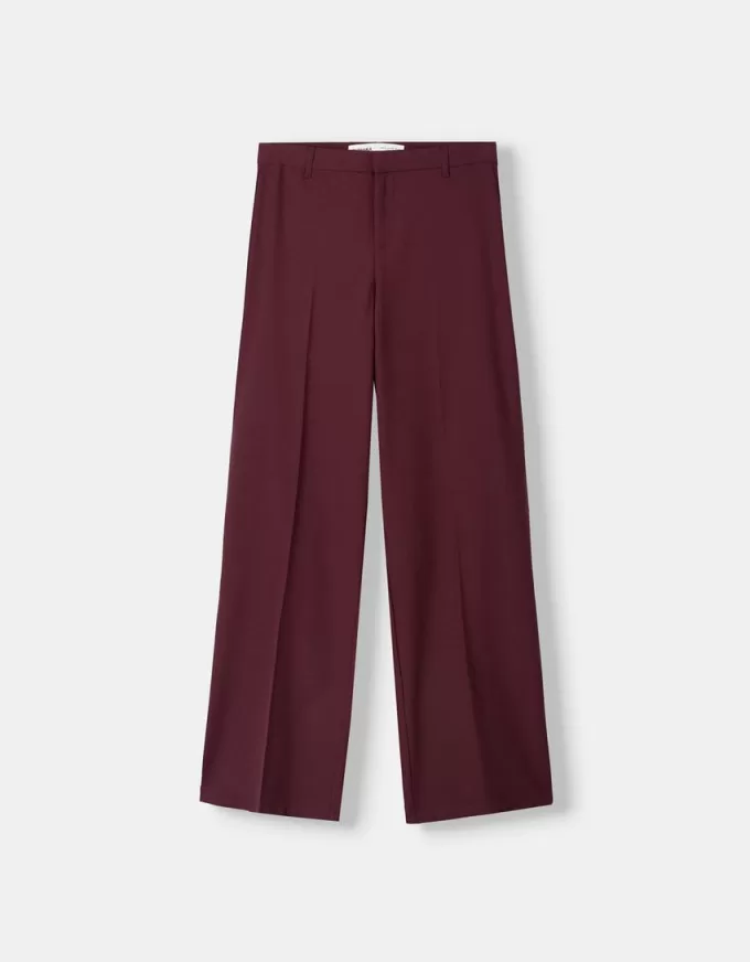 Pantaloni de croitorie cu picioare largi Pantaloni de croitorie cu picioare largi