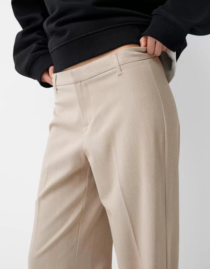 Pantaloni de croitorie cu picioare largi Pantaloni de croitorie cu picioare largi