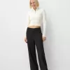 Pantaloni de croitorie cu picioare largi Pantaloni de croitorie cu picioare largi