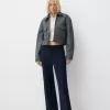 Pantaloni de croitorie cu picioare largi Pantaloni de croitorie cu picioare largi