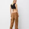 Pantaloni de dulgher din bumbac