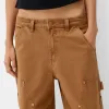 Pantaloni de dulgher din bumbac