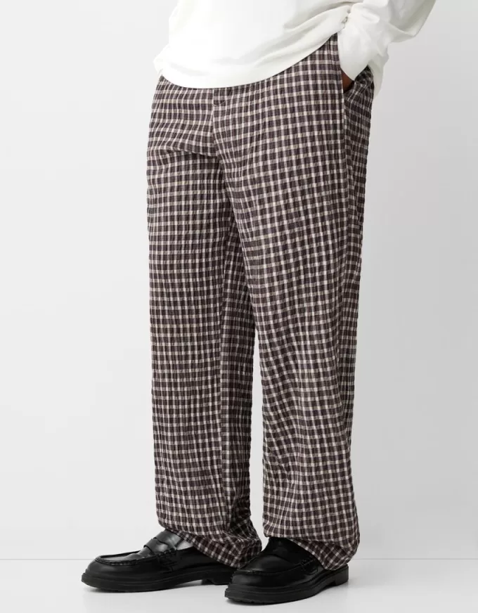 Pantaloni de jogger cu picioare largi