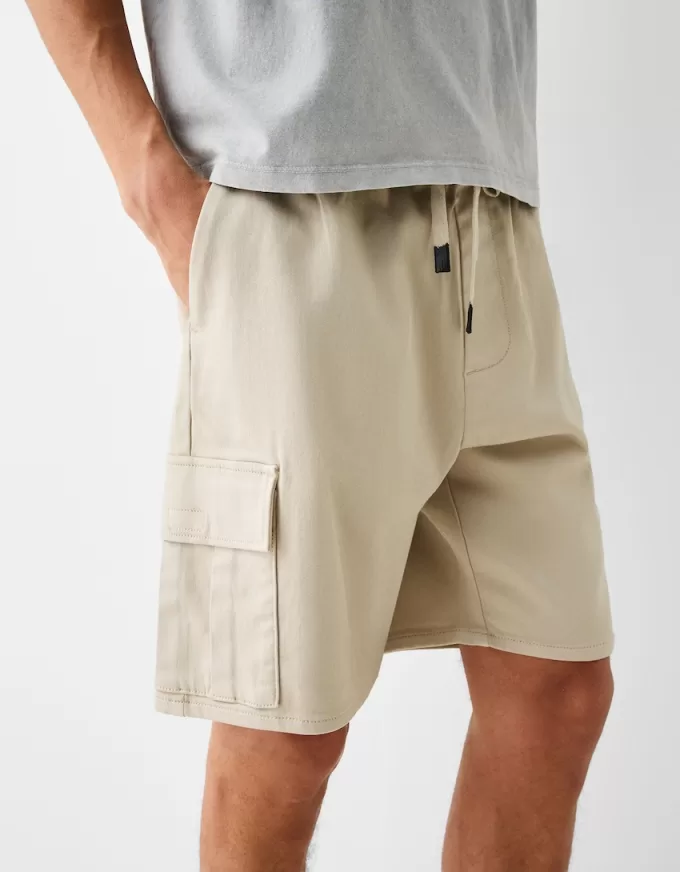 Pantaloni de jogging Bermuda soft cargo Pantaloni de jogging Bermuda soft cargo