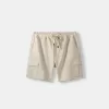Pantaloni de jogging Bermuda soft cargo Pantaloni de jogging Bermuda soft cargo