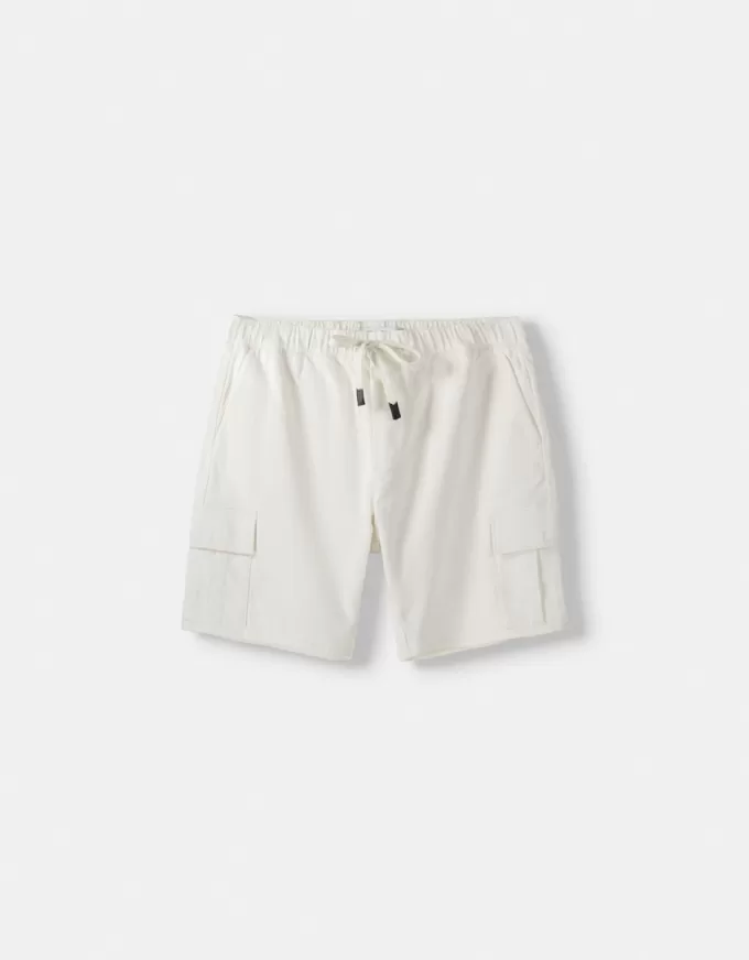Pantaloni de jogging Bermuda soft cargo Pantaloni de jogging Bermuda soft cargo