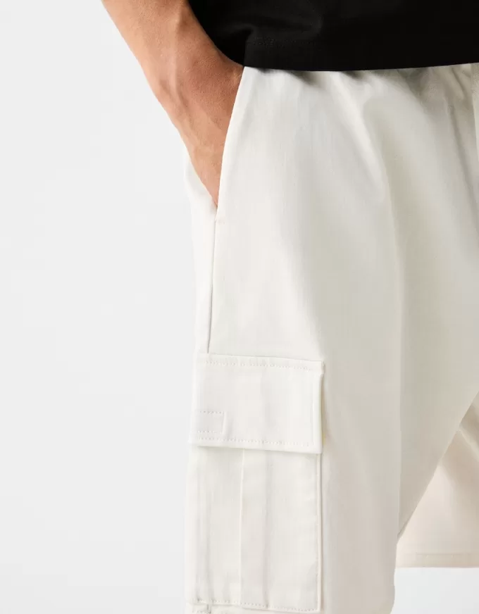 Pantaloni de jogging Bermuda soft cargo Pantaloni de jogging Bermuda soft cargo