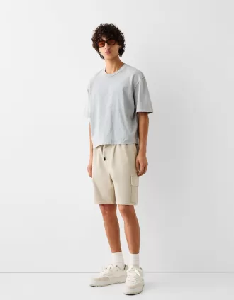 Pantaloni de jogging Bermuda soft cargo