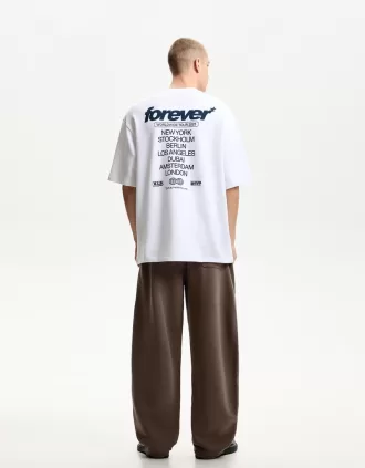 Pantaloni de pluș cu balloon fit
