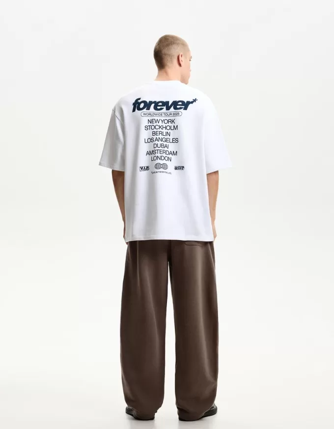 Pantaloni de pluș cu balloon fit