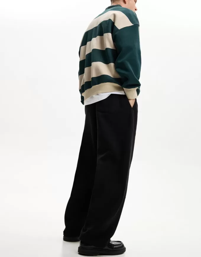 Pantaloni de pluș cu balloon fit Pantaloni de pluș cu balloon fit