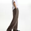 Pantaloni de pluș cu balloon fit