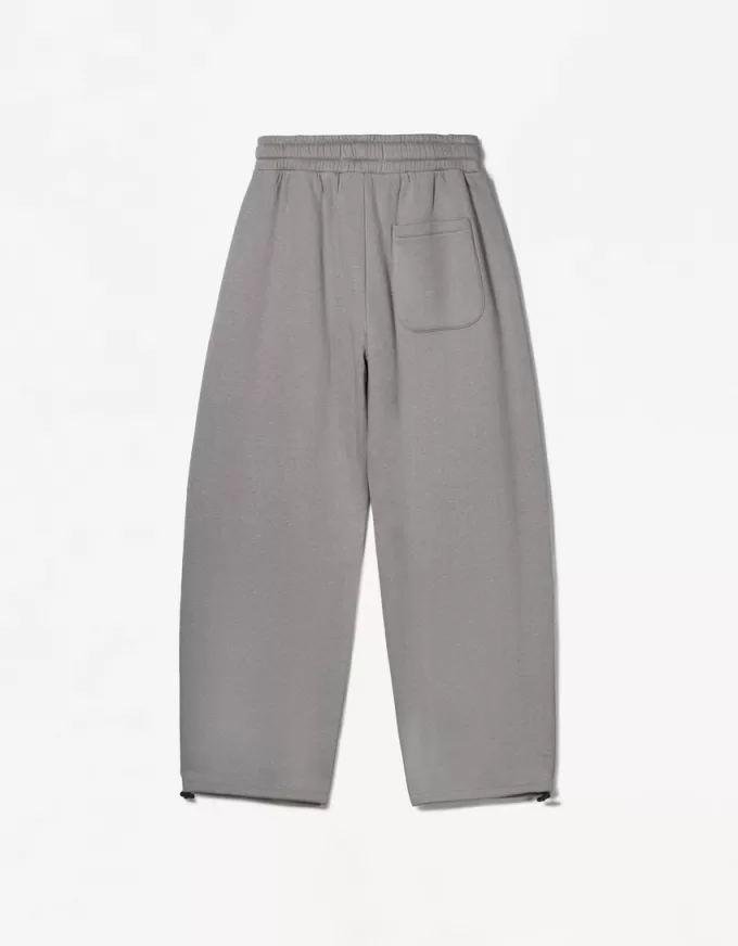 Pantaloni de pluș cu balloon fit Pantaloni de pluș cu balloon fit
