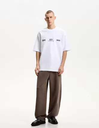 Pantaloni de pluș cu balloon fit