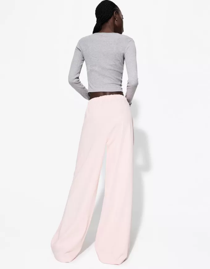 Pantaloni de pluș cu cusături laterale Pantaloni de pluș cu cusături laterale