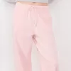 Pantaloni de pluș cu cusături laterale Pantaloni de pluș cu cusături laterale