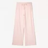 Pantaloni de pluș cu cusături laterale Pantaloni de pluș cu cusături laterale