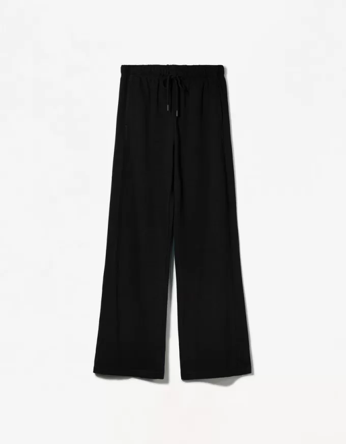 Pantaloni de pluș cu cusături laterale Pantaloni de pluș cu cusături laterale
